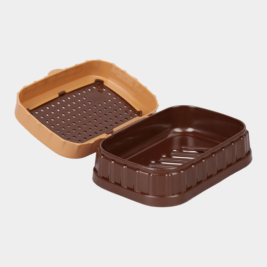 Plastic Soap Dish with Lid, , large image number null