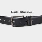 Black Pu Formal Belt, , small