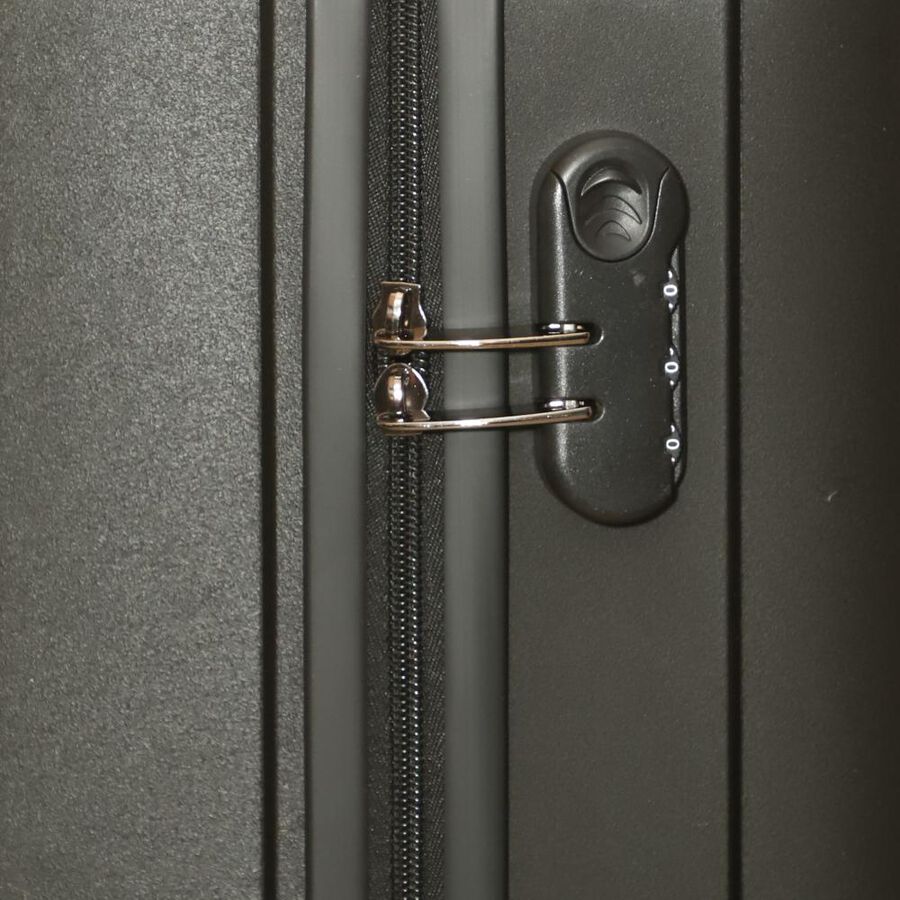 4-Wheel Black Polycarbonate Hard Case Trolley, Small, , large image number null