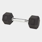 Rubber & Iron Body Fitness Dumbbells- 2.5 Kg, , small image number null
