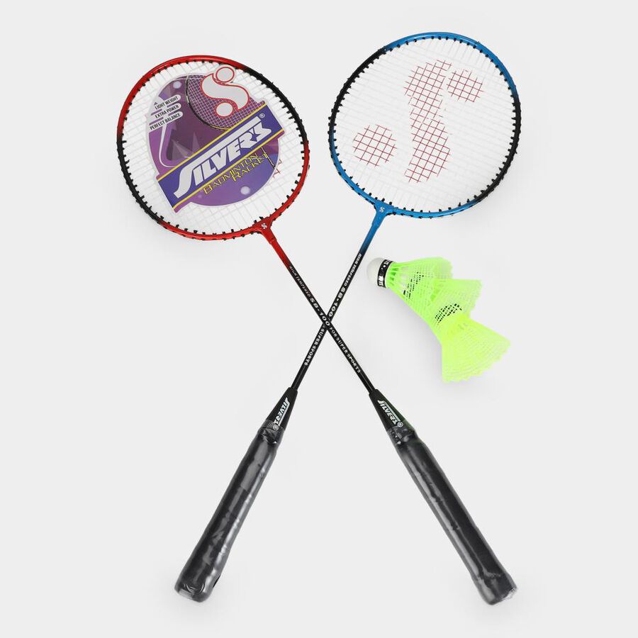 Kid's Plastic Badminton Racket, , large