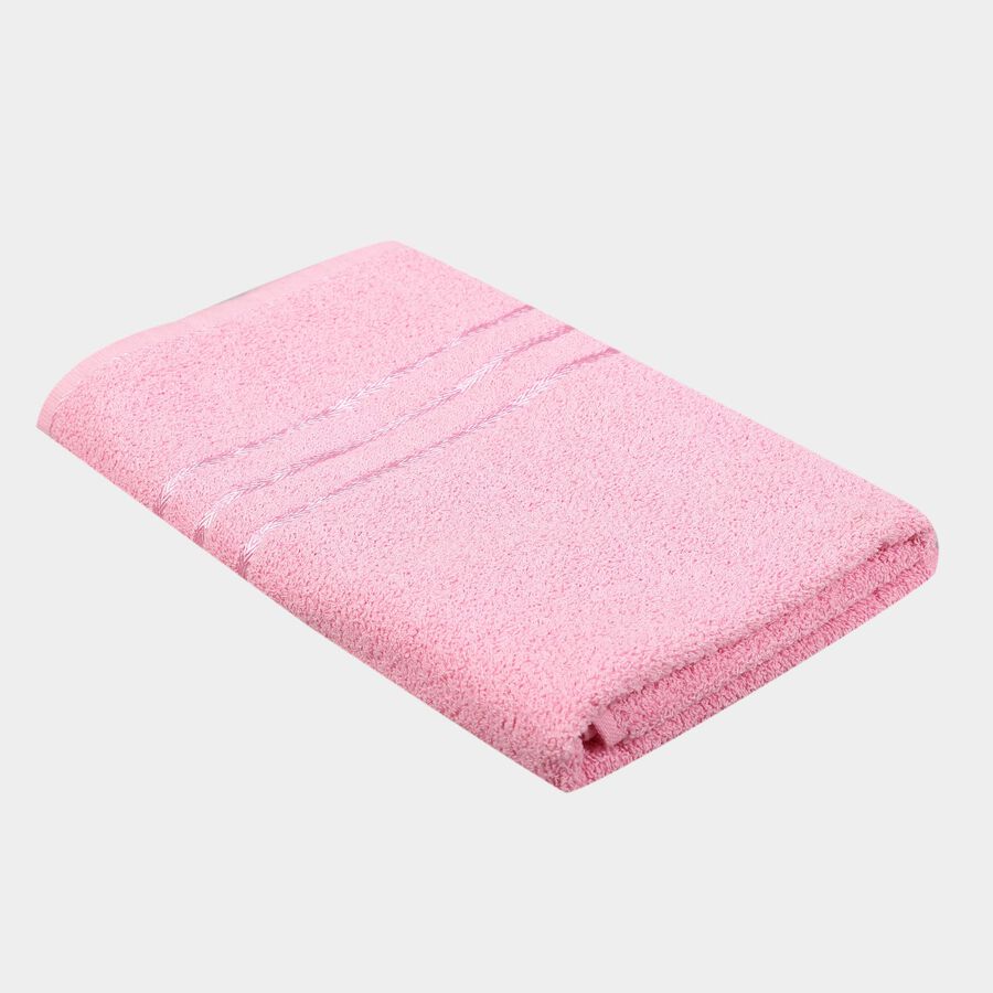 350 GSM Pink Cotton Bath Towel, , large image number null