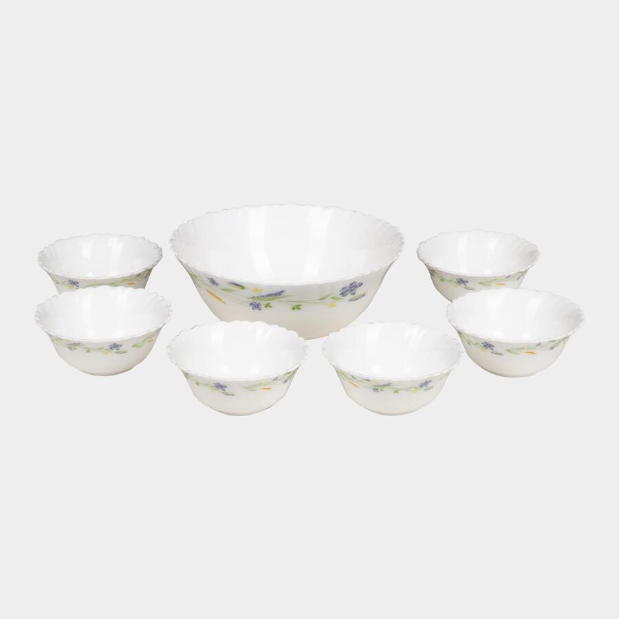 Opalware Pudding Set of 7, , large