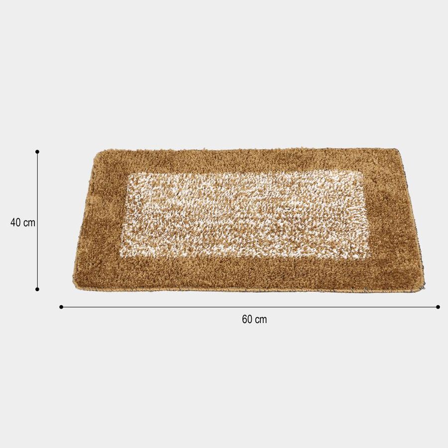 Anti-Skid Brown Polyester Door Mat, , large image number null
