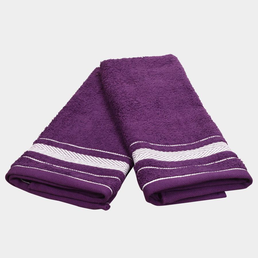 380 GSM Wine Cotton Hand Towel, , large