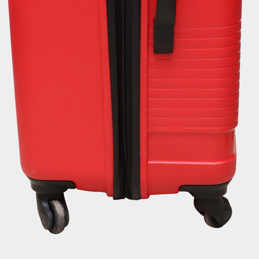 4-Wheel Red Polypropylene Hard Case Trolley, Small + Medium + Large, , large image number null