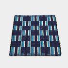 Blue Polyester Cotton Door Mat, , small