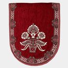 Maroon Chenille Sofa Cover Set of 10, , small image number null