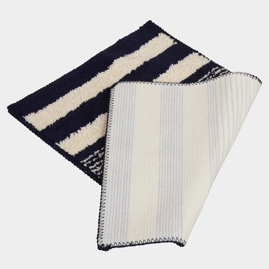 Anti-SKId Blue Polyester Door Mat, , large image number null