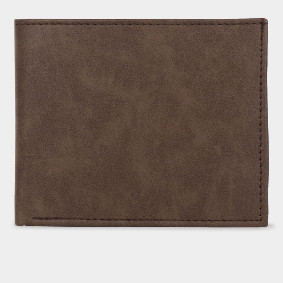 Men's Tan Polyurethane Wallet, , large image number null