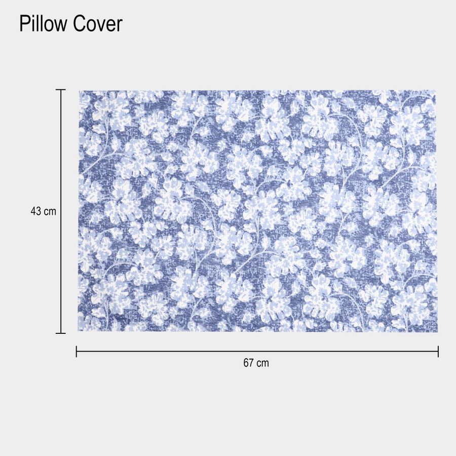 Blue Cotton Pillow Cover, , large