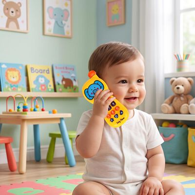Kid's Elephant Baby Phone Musical Toy