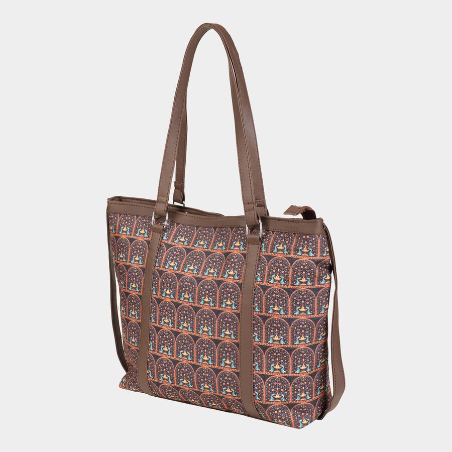 Women's Fabric Tote Bag, Printed, Large Size, , large image number null
