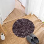 Blue Polyester Cotton Door Mat, , small image number null