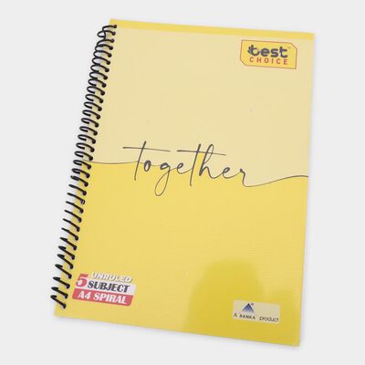 A4 Spiral Notebook