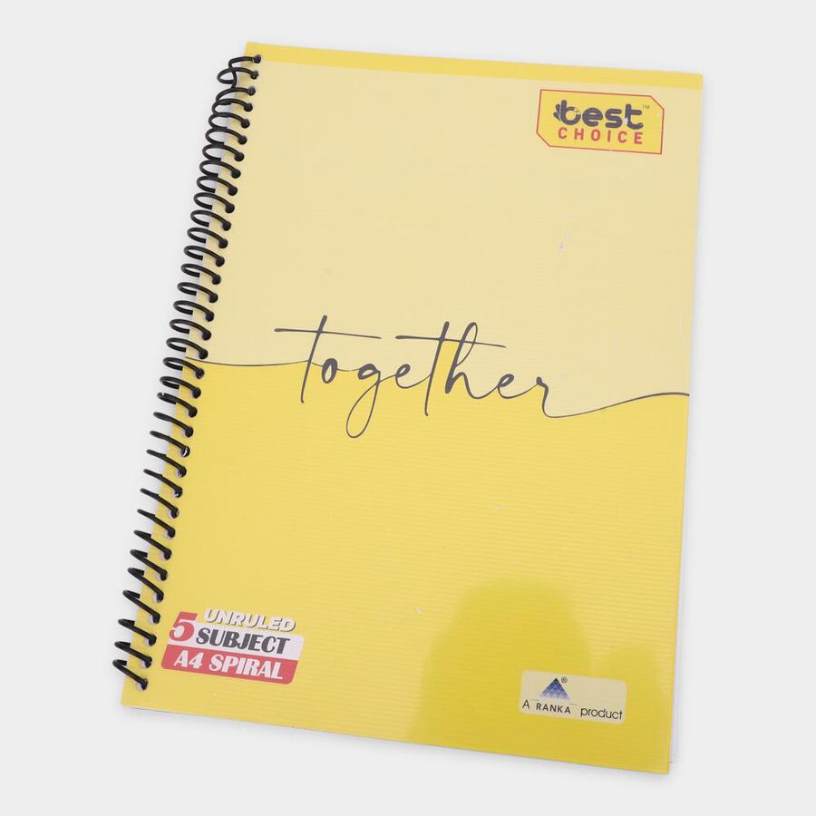 A4 Spiral Notebook, , large