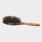 Brown Plastic Hairbrush, , small image number null