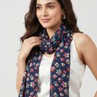 Woman's Navy Blue Scarf, , small