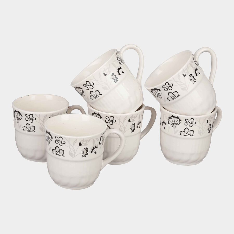 120 ml Stoneware Cup, Set of 6, , large image number null