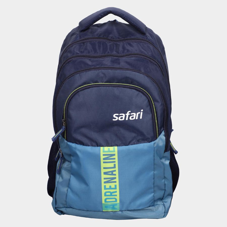 Dark Blue Polyester Backpack, 30 L (Approx), , large image number null