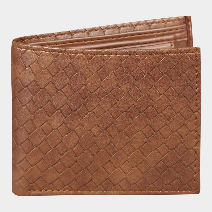 Men's Tan Polyurethane Wallet, , large image number null