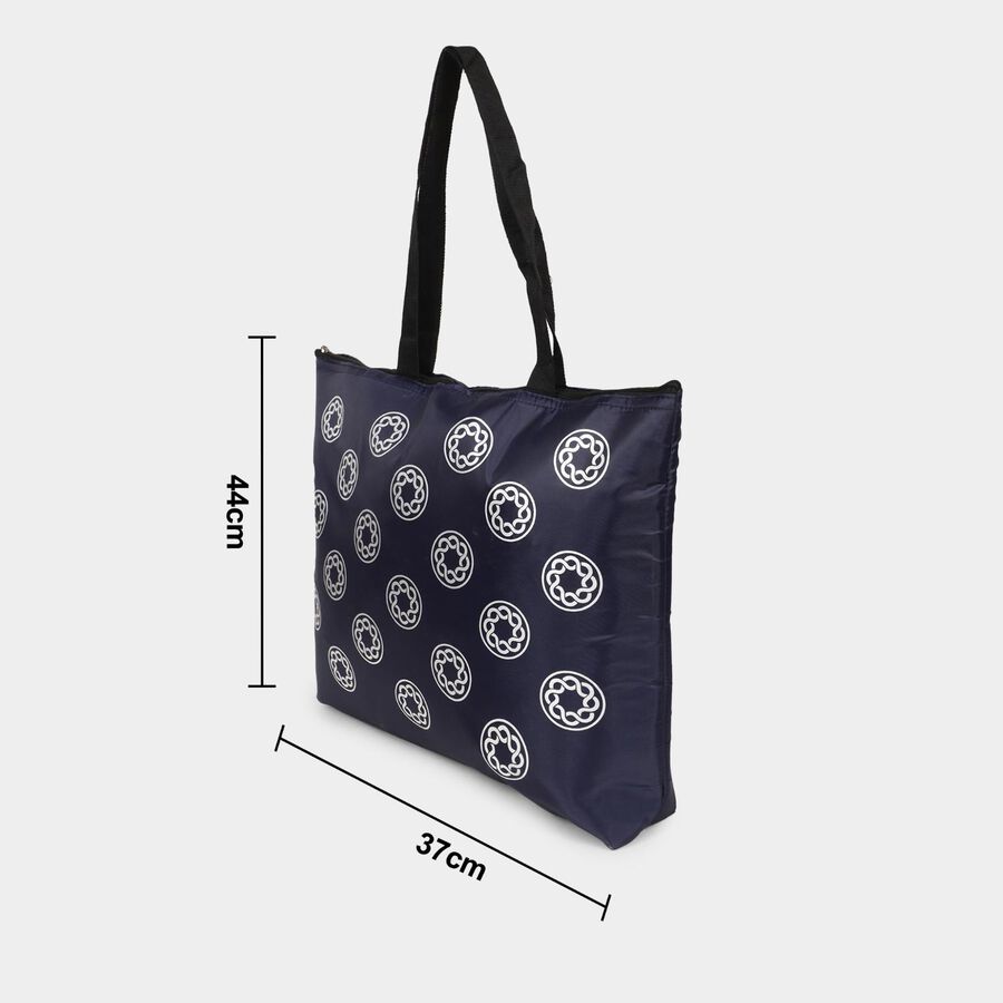 Navy Blue Fabric-Nylon Bag, , large image number null