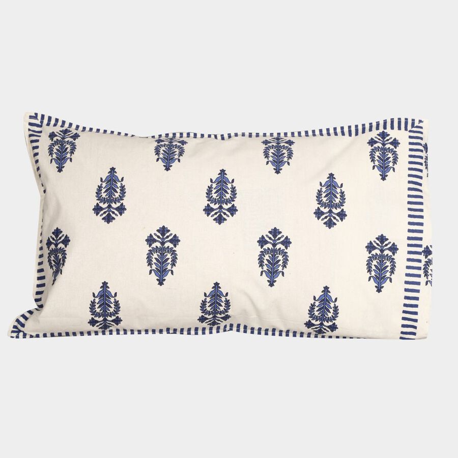 White Cotton Pillow Cover, , large