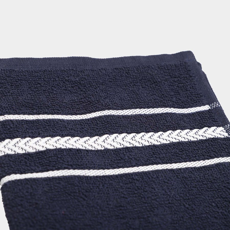 400 GSM Blue Cotton Hand Towel, , large