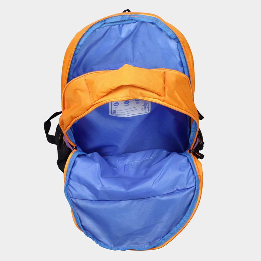 Orange Polyester Backpack, 35 L (Approx), , large image number null