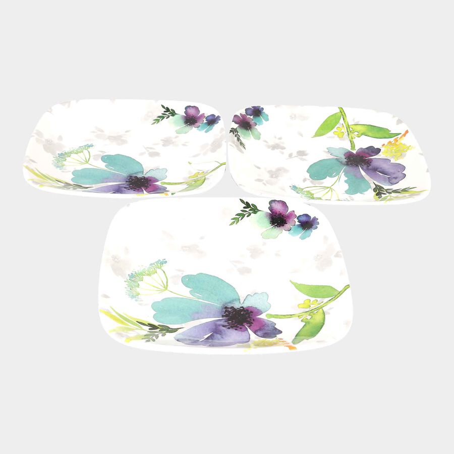 Melamine Snack Plate Set of 3, , large image number null
