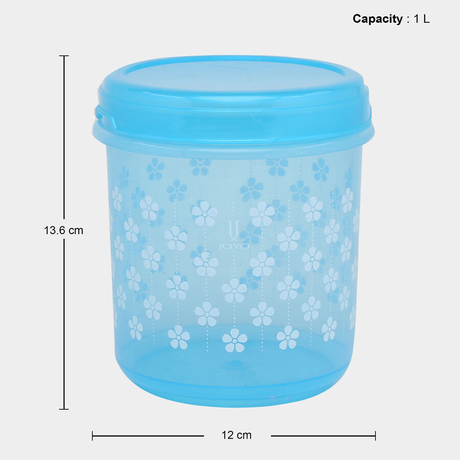 Air-Tight Plastic Container, Set of 4 - 250 ml | 500 ml | 1 L | 2 L, , large image number null
