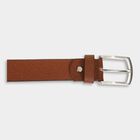 Men's Tan Leather Casual Belt, , small image number null