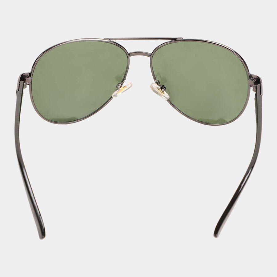 Men's Rectangle Sunglasses, Metal, , large image number null