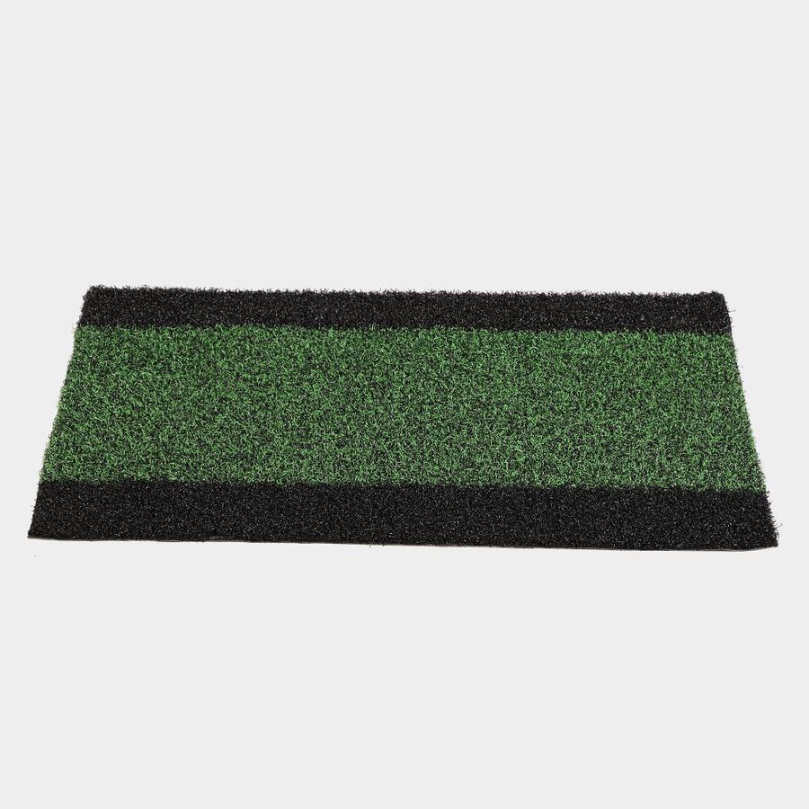 Anti-Skid Green Polypropylene Door Mat, , large