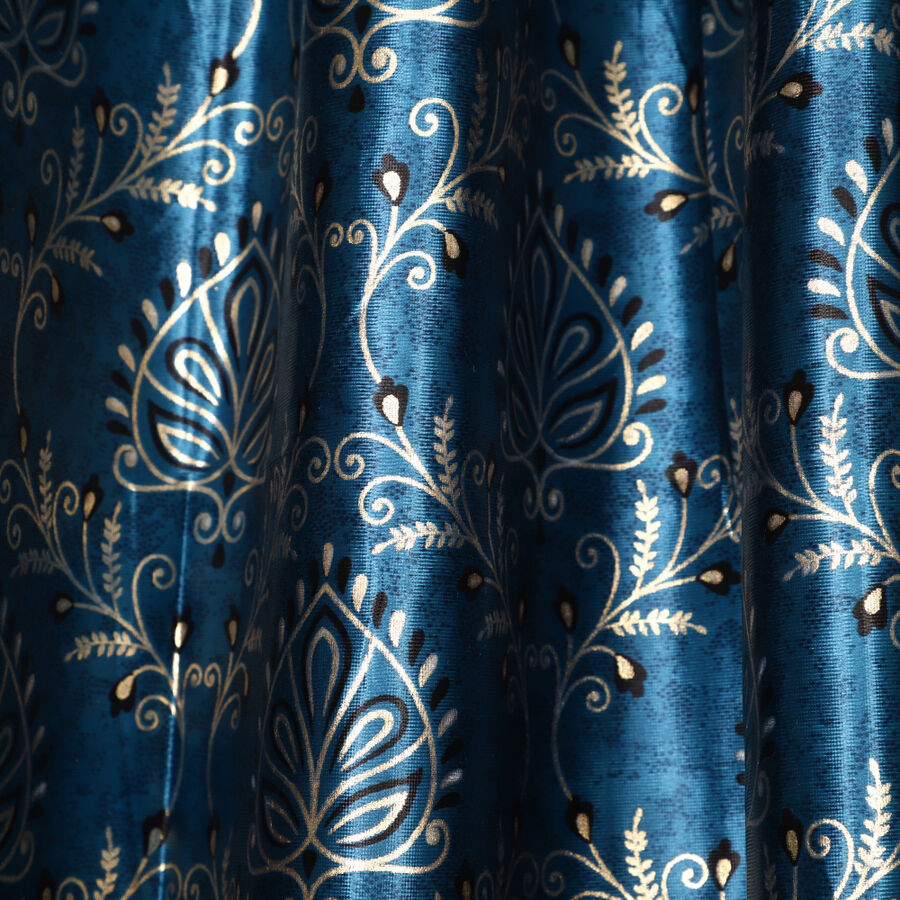 5ft. Blue Polyester Curtain, , large image number null