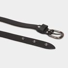 Women's Black Pu Belt, , small image number null