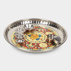 Steel Pooja Plate, , small