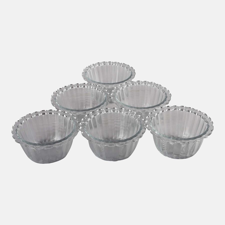 Glass Bowl, Set of 6, , large image number null