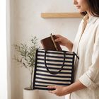  Dark Blue Canvas Handy Pouch, , small