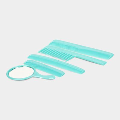 Plastic Comb With Mirror Set of 4