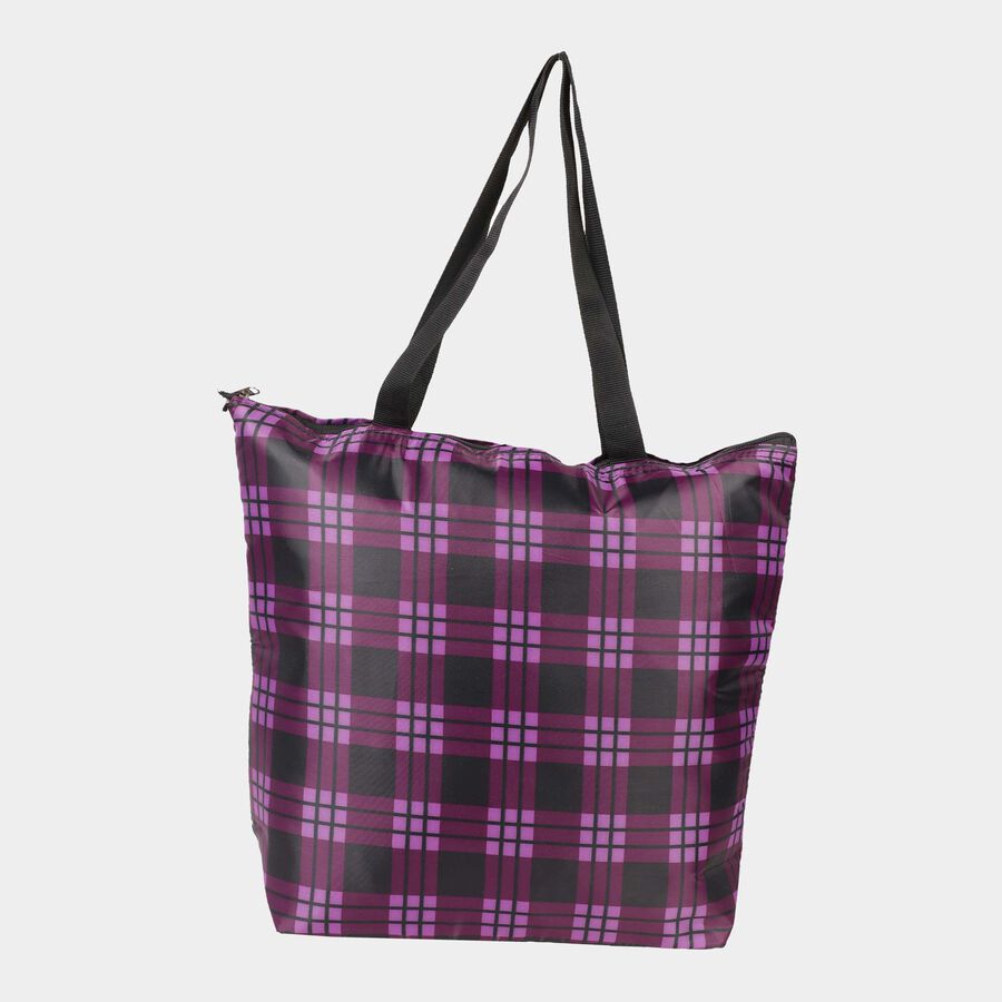 Women's Printed Fabric-Nylon Shopping Bag, Medium, , large image number null