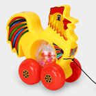 Yellow Plastic Pull Along Jeep Toy , , small