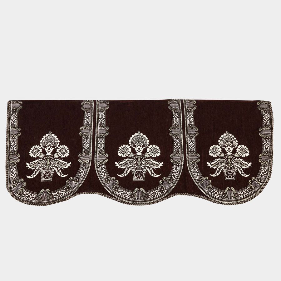 Brown Chenille Sofa Cover Set of 10, , large