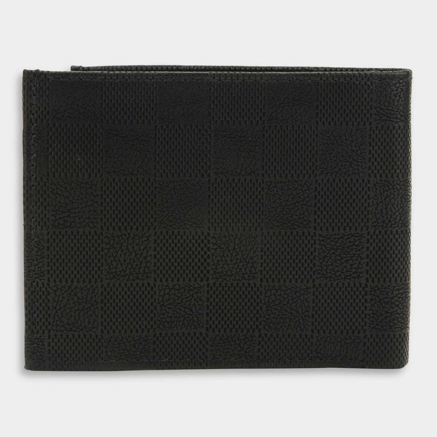 Men PU Black Wallet, , large image number null