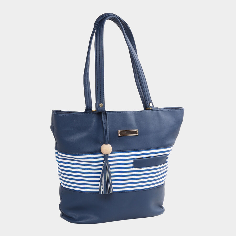 Women Embellished Blue Handbag, , large image number null
