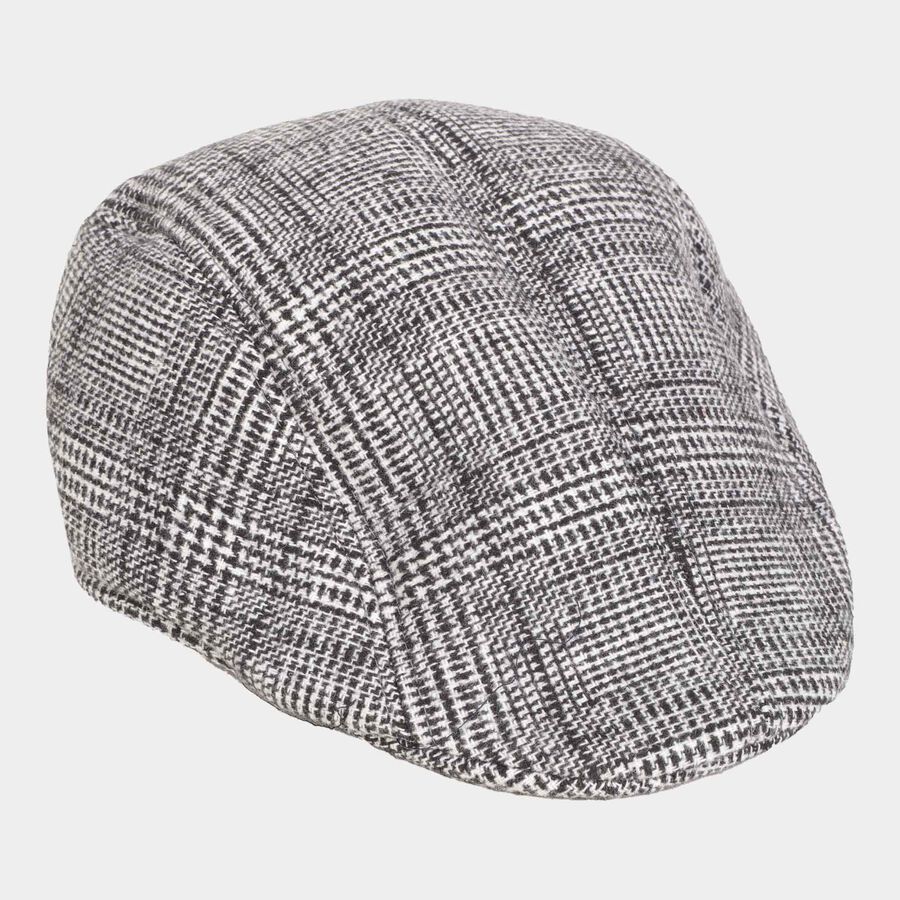 Acrylic/Wool Men Men Cap, Grey, , large image number null