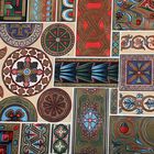 Multicolor Polyester Door Mat, , small image number null