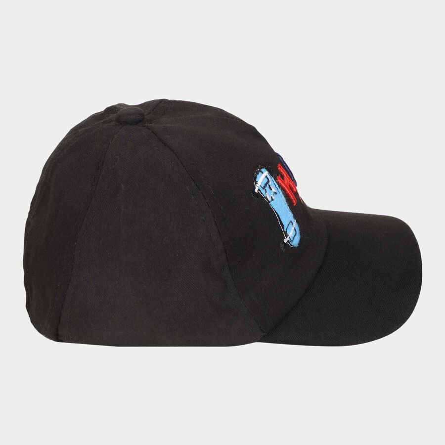Kids' Black Canvas Cap, , large image number null