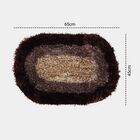 Coffee Solid Shaggy Doormat, , small image number null