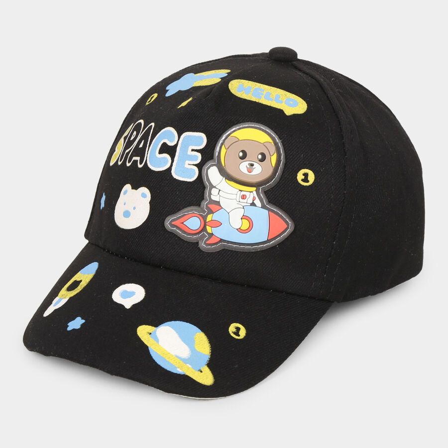 Black Fabric Cap, , large image number null